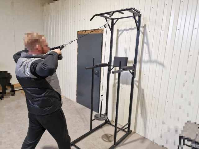 Trenažieris svaru bloks