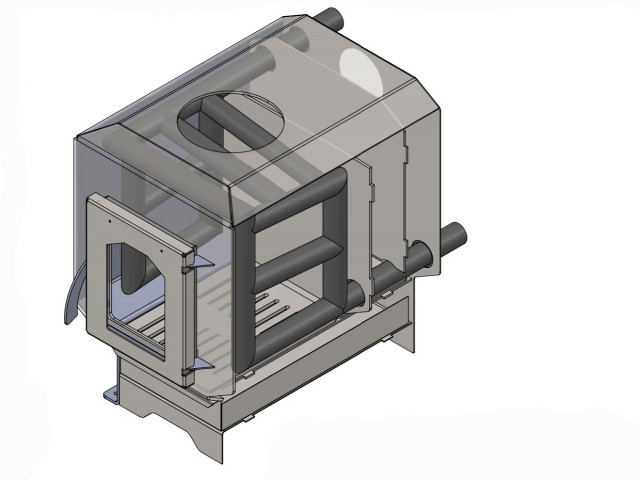 Krāsns B2T ar siltummaiņas caurulēm