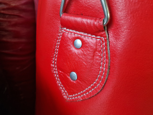 Boksa maiss āda 120/40 ar gumiju