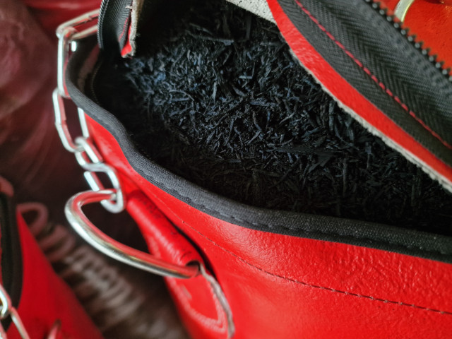 Boksa maiss āda 120/40 ar gumiju