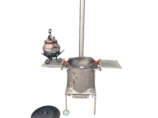 Kazana krāsns no nerūsējoša tērauda D40, D45