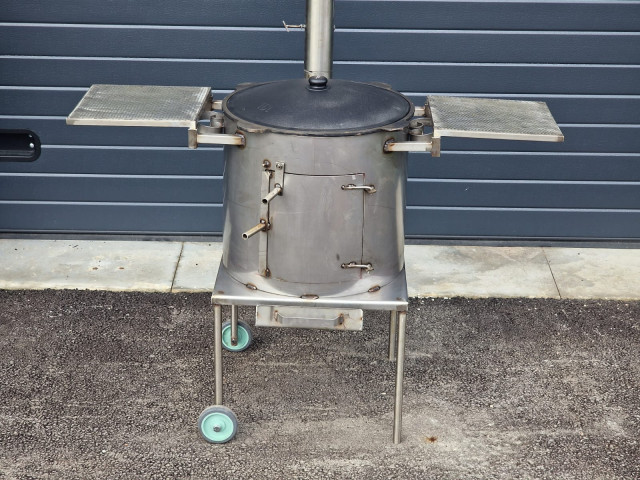 Kazana krāsns no nerūsējoša tērauda D40, D45