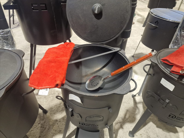 Krāsns komplekts ar kazanu, dažādi izmēri