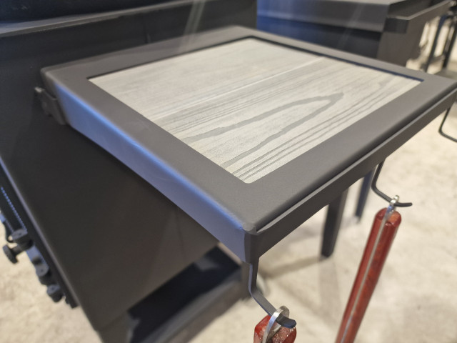 Krāsns kvadrāta ar čuguna/stikla durvīm D45cm - 3mm, 4mm, 6mm