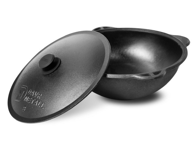 Чугунный узбекский казан 8л