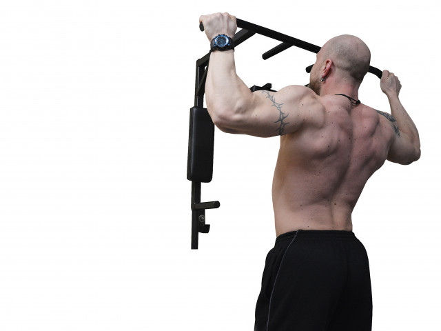 Универсальный тренажер - турник(с изогнутыми и дополнительными ручками)+брусья/пресс