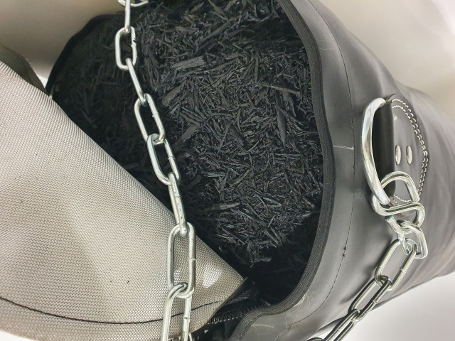 Boksa maiss poliuretāns 100/35 ar gumiju