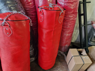 Boksa maiss āda 120/40 ar gumiju