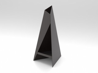 Āra kamīns -Pyramid