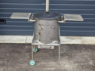 Kazana krāsns no nerūsējoša tērauda D40, D45