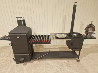 BIG Krāsns/grils/kūpinātava 3in1 ar galdu