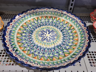 Šķīvis Ljagan 42cm ar dekoratīvu malu