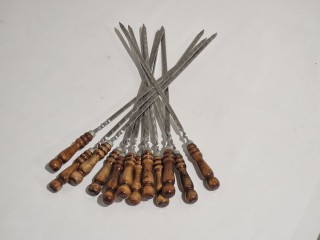 Шашлычные шампуры с деревянной ручкой