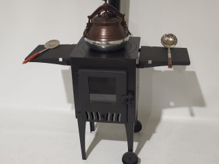 Krāsns kvadrāta ar stikla durvīm D40cm - 3mm, 4mm